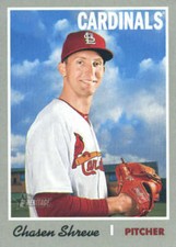 2019 Topps Heritage #143 Chasen Shreve St. Louis Cardinals