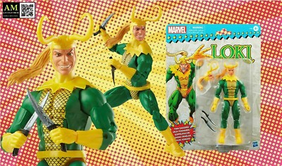 HASBRO MARVEL LEGENDS RETRO COLLECTION - LOKI - ACTION FIGUR - NEU/OVP
