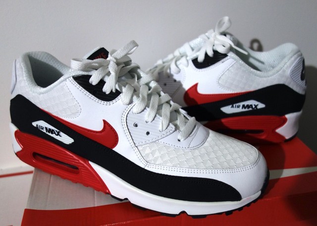 air max 90 red black and white