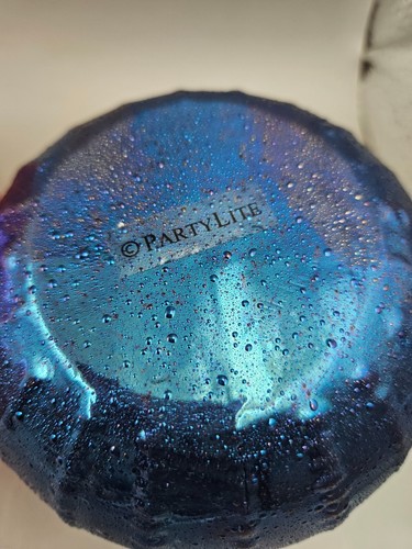 PartyLite Iridescent Glass Sea Urchin Tealight Votive Candle Holder Trio Set - Picture 14 of 24