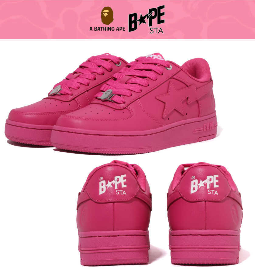 A Bathing Ape Women's Low Top Sneakers 2024 FW Model BAPE