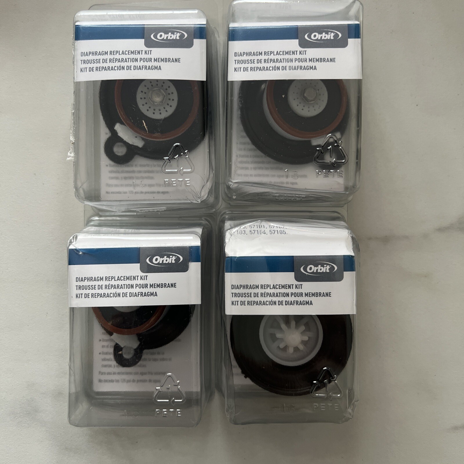 Orbit® Valve Diaphragm Replacement Kit for 5710057105 (NEW) set of 4 eBay