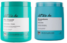 Kit Hair Keratin Let Me Be Pro Repair Btx 1kg 1 Bio Restore mask 1Kg