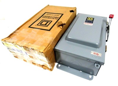 NEW SQUARE D HU263A SAFETY SWITCH 100A SERIES E1