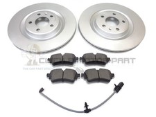 2 Dischi Freno Posteriori E Pastiglie E Sensore Per Audi Q5 2.0 TDi TFSi E Quattro 16-20