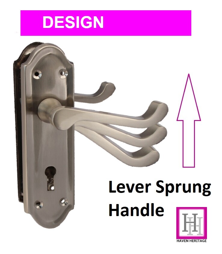 KIT COTTALI MANIGLIE E SERRATURA PER PORTA SCORREVOLE OTTONE GRAFFIATO - Foto 3