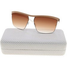 Mykita Sunglasses TIAGO 106 Silver Nude/Olive Gradient Handmade in Germany