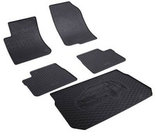 Auto-Fußmatten Gummi Cicjout Und Kofferraum für Peugeot 2008 I Von 2013-01/2020