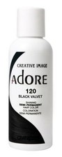 BL Adore Semi-Permanent Haircolor 120 Black Velvet 4oz X 3 Counts