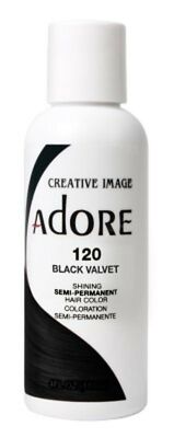 BL Adore Semi-Permanent Haircolor #120 Black Velvet 4oz X 3 Counts
