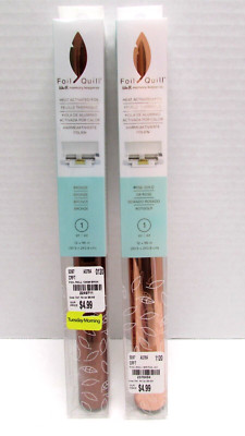 We R Memory Keepers Foil Quill Heat Activated Roll 12'' X 96'' Bronze & Rose Gold
