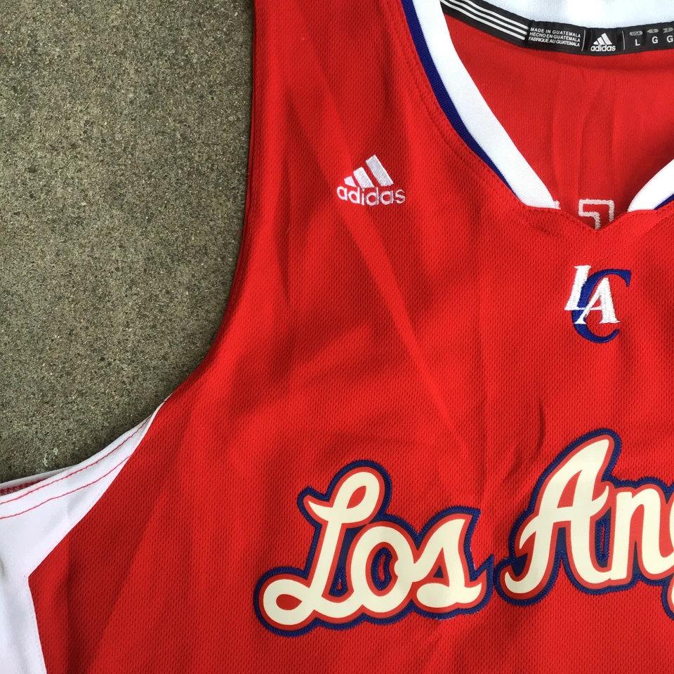 Blake Griffin Los Angeles Clippers NBA Adidas Jersey Men Large Red - Image 3 of 4