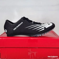 Size 8 - New Balance MD500 V7 Track Cleats - Black / White - Mens - UMD500B7