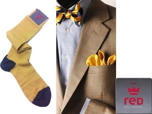 1 PAIO CALZE RED UOMO LUNGHE COTONE SOCKS SOCKEN CHAUSSETTES 40 - 45 - Picture 6 of 23