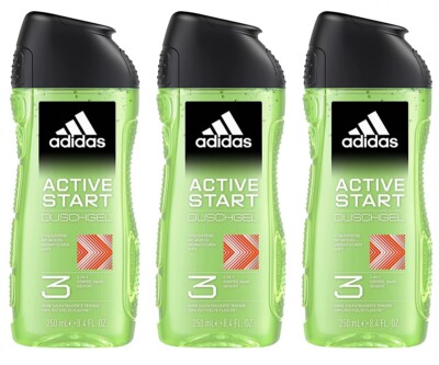 ✓ Adidas Active Start Duschgel Herren Shower Gel Haar Körper