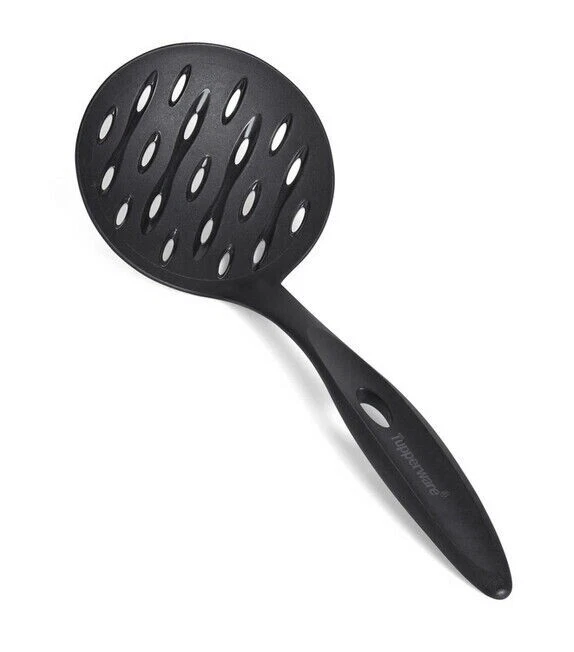 Tupperware Küchenfreunde Schaumlöffel Griffbereit Küchenhelfer schwarz Löffel