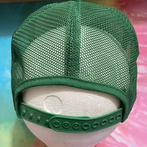 Pioneer Seeds YOUTH Green Twill Mesh Snap Back Baseball Cap Dad Trucker Hat USA - Picture 4 of 10