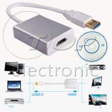 USB3.0 to HDMI Converter Cable Display Graphic Adapter HD1080P for PC HDTV LCD