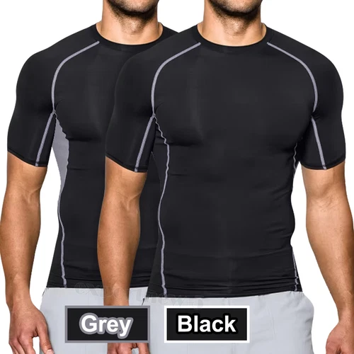 Camiseta transpirable para hombre de EE. UU. fresca seca deportes correr rendimiento absorbente gimnasio top - Imagen 22 de 24