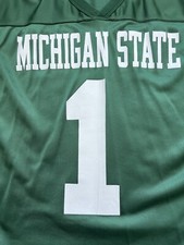 Vintage Michigan State Spartans Football Jersey #1 Champion Men's Large