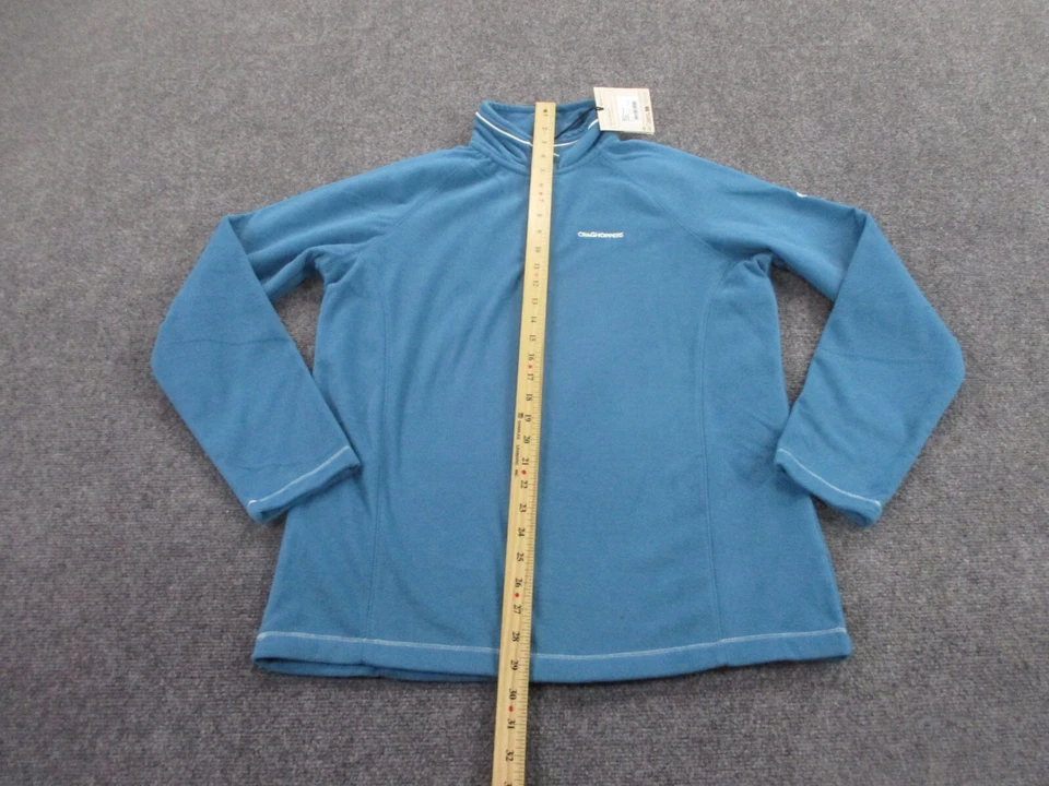 Craghoppers Chaqueta Mujer L Azul Polar Suéter Exterior Pullover Adulto NUEVO Foto 3 de 4