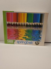 Springbok Pencil Pushers 500 Piece Puzzle Open