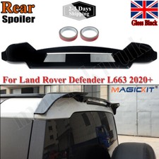 FOR LAND ROVER DEFENDER 90 & 110 GLOSSY BLACK AERO REAR ROOF SPOILER LIP 2020+