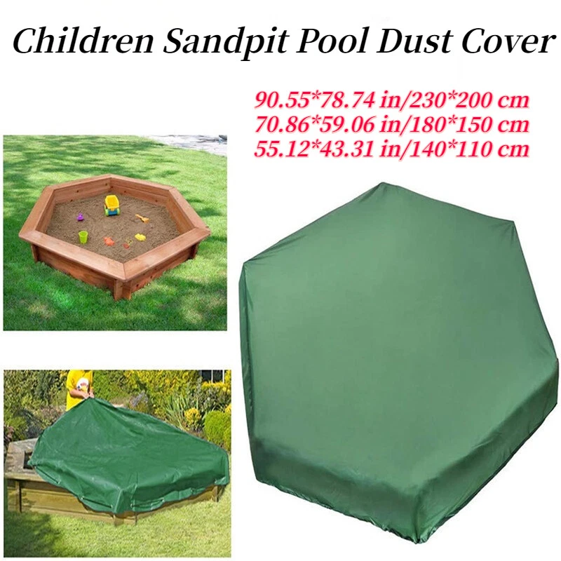 Cubierta impermeable para arenero de piscina y arenero de jardín al aire libre Foto 3 de 4