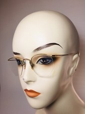 Vintage Bausch  Lomb Gold Filled Eyeglasses Signed B L 1/10 12K GF 7 with Case