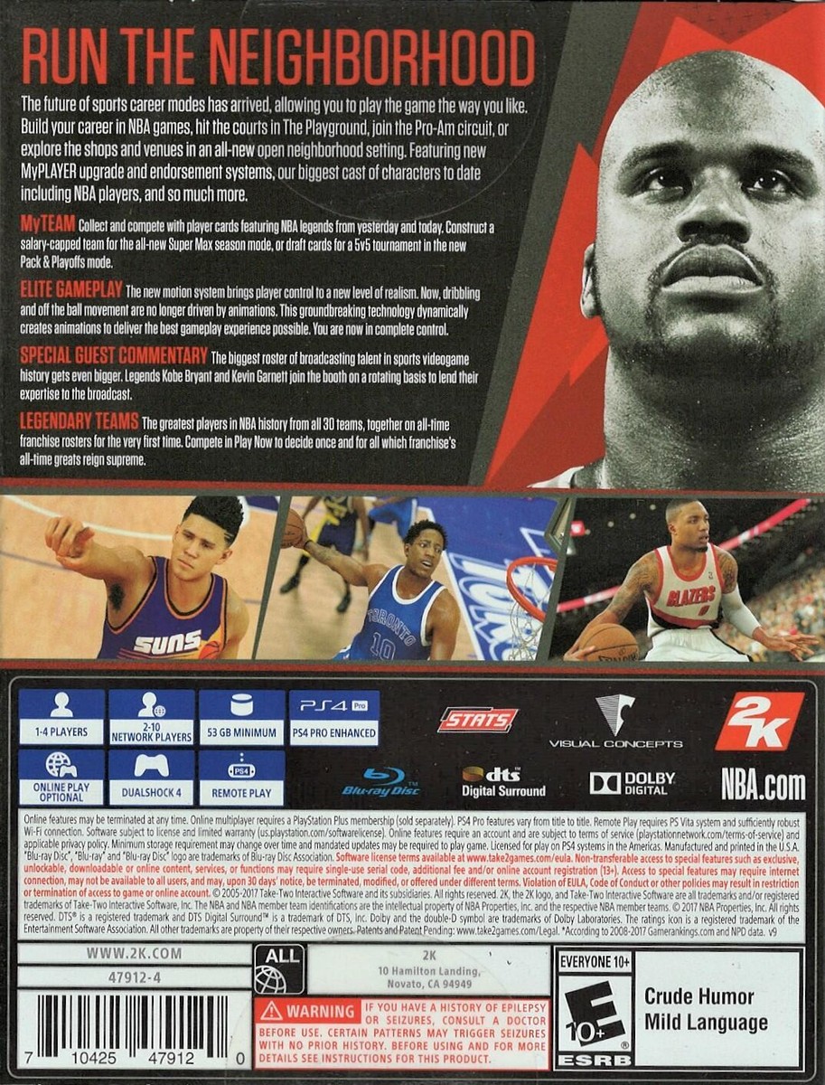 (未使用･未開封品)　NBA 2K18: Legend Edition - PS4 wyeba8q Amazon.com: NBA 2K18: Legend Edition (PS4) : Video Games