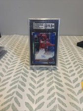 2022 Bowman Mega Box Denzer Guzman Autographed Blue Refractor /150 SGC 9.5