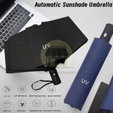 Automatic Umbrella Anti-UV Sun/Rain Windproof 3 Folding Compact Umbrella