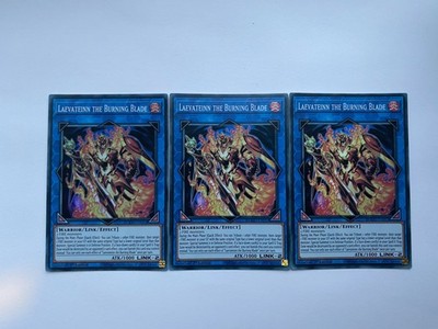 Yu Gi Oh - 3x DOOD-DE053 Leavatein die brennende Klinge - Super Rare
