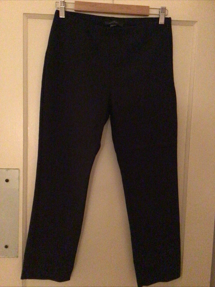 Karen Kane 女式黑色直筒弹力裤 6 码 — 第 2/4 张图片