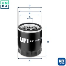 OIL FILTER 23.129.02 FOR DAEWOO EVANDA KONDOR KALOS LACETTI/Hatchback CIELO 1.8L