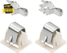 2 Pairs 279570 Dryer Door Latch Strike Kit Replacement Part - Exact Suitable for