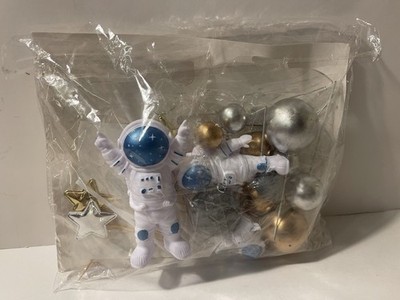 22 Pc Astronaut Cake Topper Set Space Theme Spaceman Birthday Party Decor