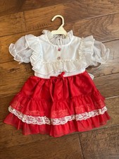 Vintage 1980s party dress toddler girl 3T