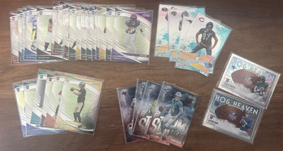 2025 Absolute Football 34 RC Card Lot, Colored Parallels, Insert & Base