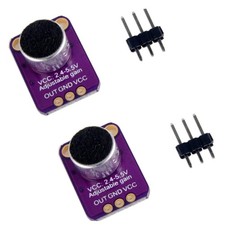 Elektret Mikrofonverstärker Set 2 Stück, Einstellbar für Arduino, Audio