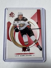 2024-25 Upper Deck SP Authentic Limited Red Parallel #29 Leo Carlsson