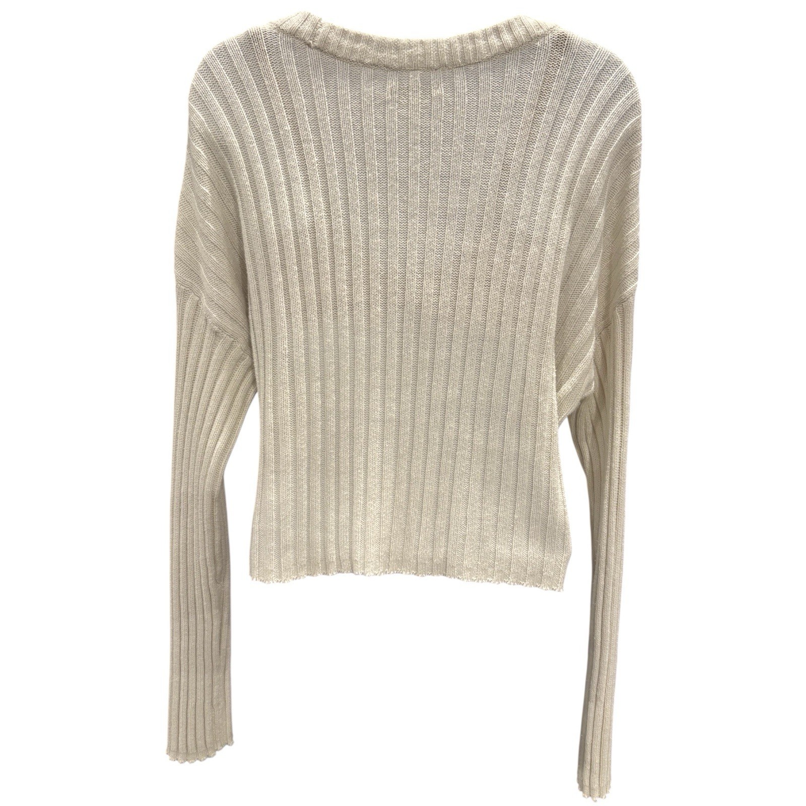 American Eagle Button Front Ribbed Cropped Cardig… - image 5