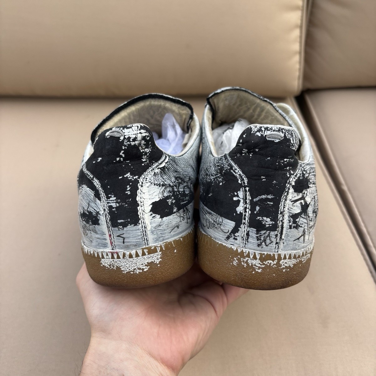 Maison Margiela FW08 Artisanal Graffiti Painted Replica GAT