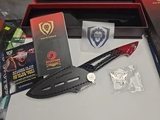 Dalstrong Scorpion 4 in Paring Knife - Japanese V12 Ultra Steel - Black & Red