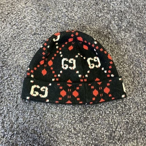 Chapeau tricot bonnet enfant GUCCI taille L 50 cm authentique du Japon