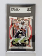 2024 Select Michael Penix Jr. Concourse RC Silver Prizm Die-Cut SGC 8 NM/MT 🔥 