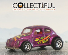 VW VOLKSWAGEN BEETLE BUG - HOT WHEELS 1988 - PURPLE *COMBINE & SAVE*  🔥657