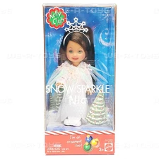 Barbie Kelly Club Snow Sparkle Nia Doll 2003 Mattel #B1345 I'm an Ornament NEW