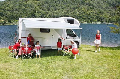 Fiamma F45S Wohnwagen-Markise Auszug 250cm Länge 400cm Camping 1729497