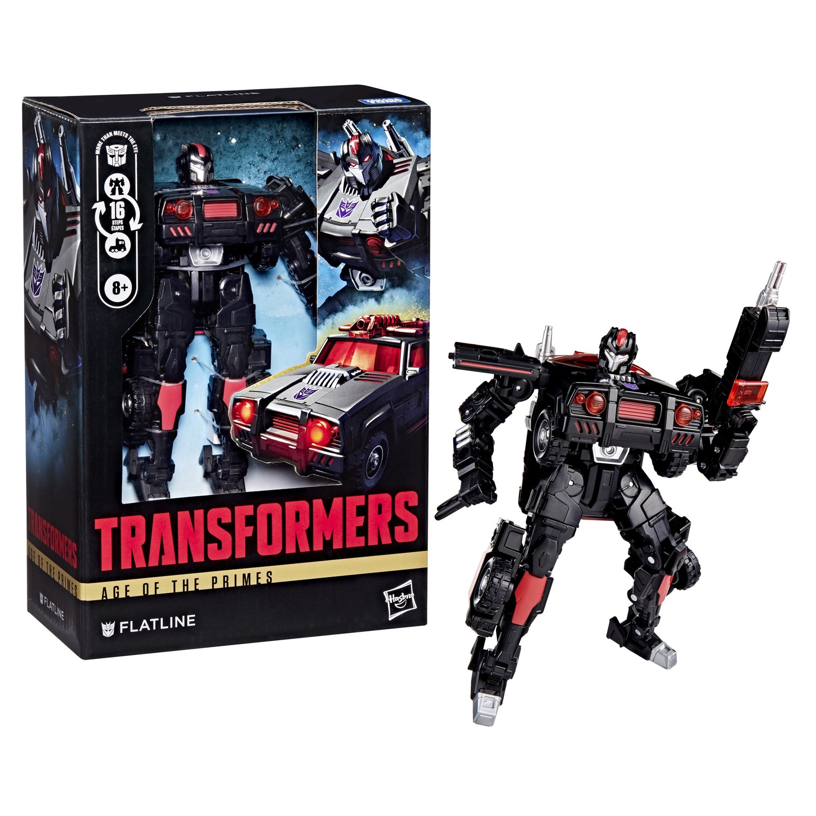 Transformers Age of the Primes Flatline figurine de combat robuste pour adolescents